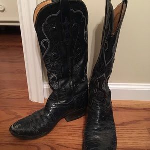 Genuine alligator cowgirl boots